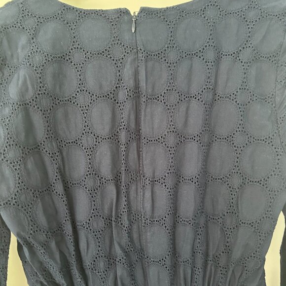 J. Crew Navy Eyelet Dress - Picture 5 of 5